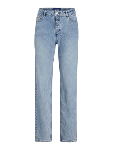 JJXX Damen JXSEOUL Straight MW CC3003 RCY NOOS Jeanshose, Light Blue Denim, 26W / 32L von JJXX
