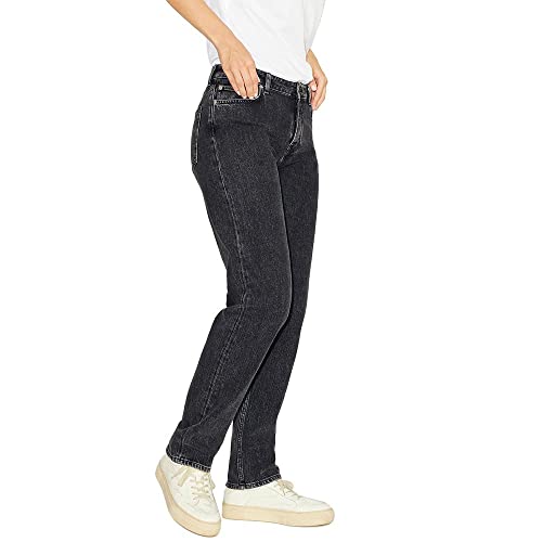 Jack & Jones Damen JJXX JXSEOUL Straight MW CC3004 RCY NOOS Jeanshose, Black Denim, 29W / 32L von JACK & JONES