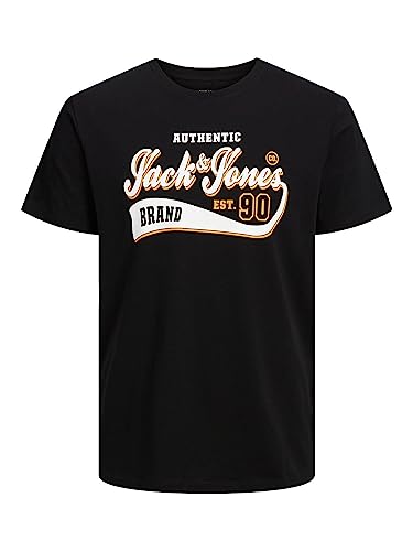 Jack & Jones Essentials Logo SS Crew Shirt Herren (Übergröße) - 6XL von JACK & JONES