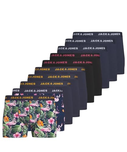 Jack & Jones Flamingo Trunk Boxershorts Herren (10-pack) - L von JACK & JONES