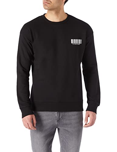 Jack & Jones Herren JCORAY Sweat Crew Neck Sweatshirt, schwarzes, L von JACK & JONES