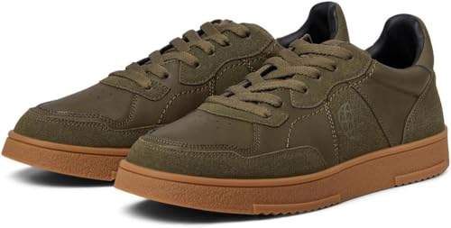 Jack & Jones Herren JFWCAM Combo Sneaker, Dark Olive/Detail:Gum, 42 EU von JACK & JONES