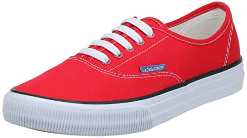 Jack & Jones Herren JFWCURTIS Canvas LN Sneaker, Barbados Cherry, 43 EU von JACK & JONES