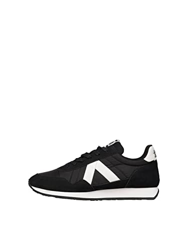 Jack & Jones Herren JFWHAWKER MESH Combo Sneaker, Anthracite/Detail:Marshmallow, 44 EU von JACK & JONES