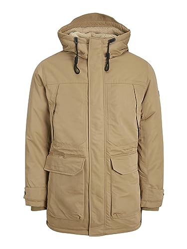 Jack & Jones Herren JJECLIP SN Parka, Elmwood, M von JACK & JONES