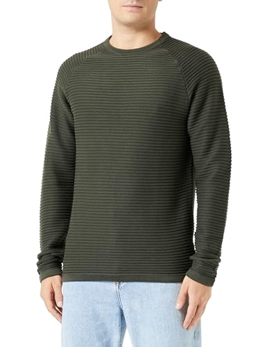 Jack & Jones Herren JJEJONES Knit Crew Neck SN Strickpullover, Rosin, XL von JACK & JONES