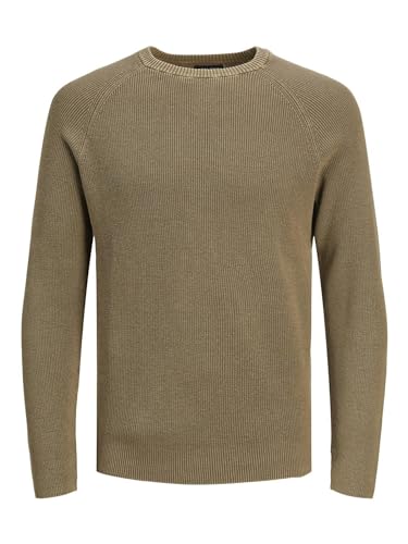 Jack & Jones Herren JJEMATT Knit Crew Neck NOOS Strickpullover, Otter, XL von JACK & JONES