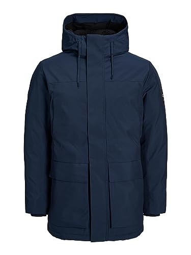 Jack & Jones Herren JJEROB SN Parka, Navy Blazer, M von JACK & JONES