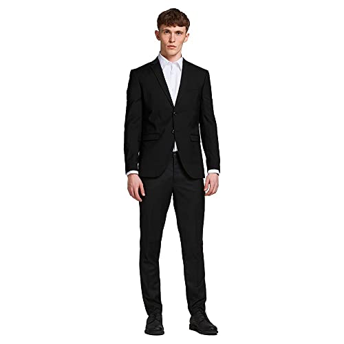 JACK & JONES Herren Jprfranco Suit Noos Business Anzug Hosen Set, Schwarz, 50 EU von JACK & JONES