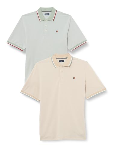 JACK & JONES Jprbluwin Polo Ss 2Pk Mp von JACK & JONES