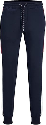 Jack & Jones Herren JPSTWILL JJREID Blocking Sweat Pant SN Jogginghose, Navy Blazer, XL von JACK & JONES