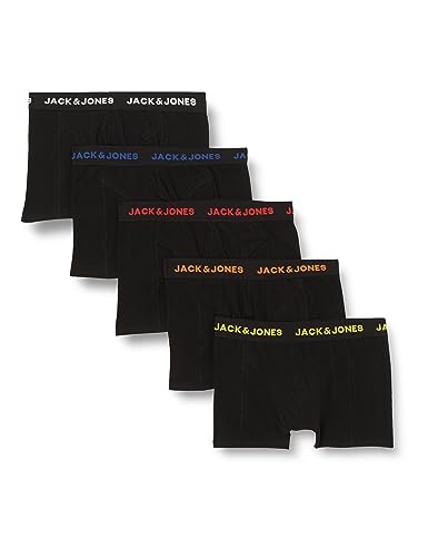 Jack & Jones Herren Jacblack Friday Trunks 5 Pack Box, Black/Pack:black, XXL von JACK & JONES