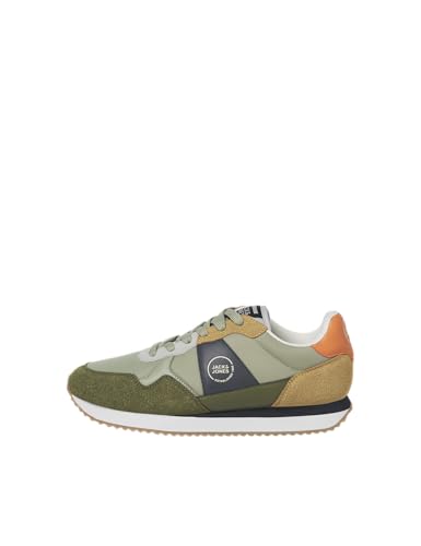 JACK & JONES Herren Jfwrobin Combo Sneaker Ln, Avocado, 45 EU von JACK & JONES