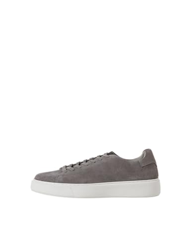 JACK & JONES Herren Jfwstockholm Leather Sneaker Ln, Ash, 45 EU JACK & JONES Herren Jfwstockholm Leather Sneaker Ln, Ash, 45 EU von JACK & JONES