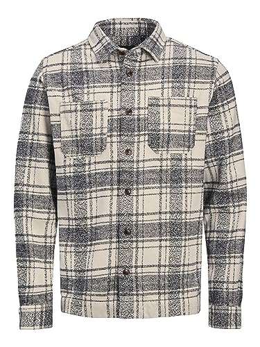 Jack & Jones Herren Jjelogan Check Overshirt L/S Sn Hemd, Cloud Dancer, M EU Jack & Jones Herren Jjelogan Check Overshirt L/S Sn Hemd, Cloud Dancer, M EU von JACK & JONES