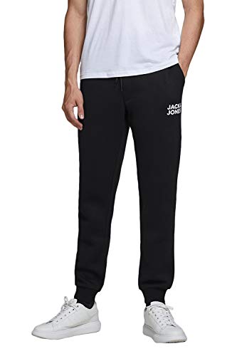 JACK & JONES Herren Jjigordon Jjnewsoft Sweat Pant GMS Noos Freizeithose, Black, S von JACK & JONES
