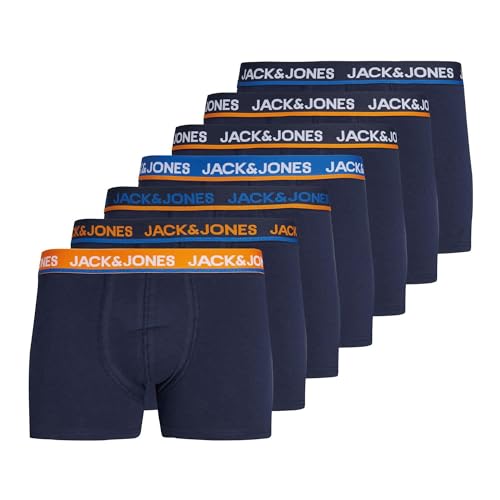 Jack & Jones Basic Trunk Boxershorts Herren (7-pack) - L von JACK & JONES