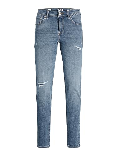 Jack & Jones Jungen JJIGLENN JJIORIGINAL SQ 588 JNR Jeanshose, Blue Denim, 134 cm von JACK & JONES