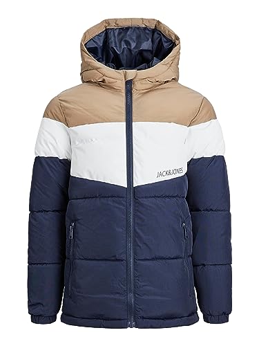 Jack&Jones Jungen Jacke JJDANIEL PUFFER JACKET JNR (152, elmwood) von JACK & JONES