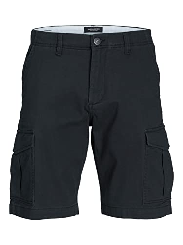 Jack & Jones Junior Boy's JPSTJOE JJCARGO Shorts AKM JNR Cargoshorts, Black, 140 von JACK & JONES