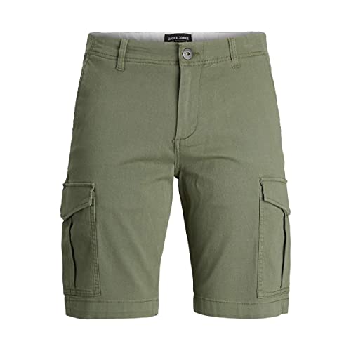 Jack & Jones Junior Boy's JPSTJOE JJCARGO Shorts AKM JNR Cargoshorts, Deep Lichen Green, 128 von JACK & JONES