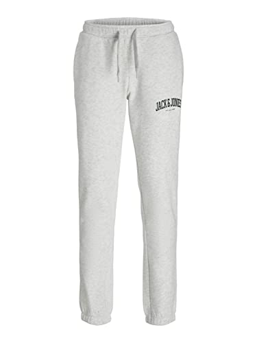 Jack & Jones Junior Jungen JPSTKANE JJJOSH Sweat Pants NAFA SN JNR Jogginghose, White Melange, 140 von JACK & JONES