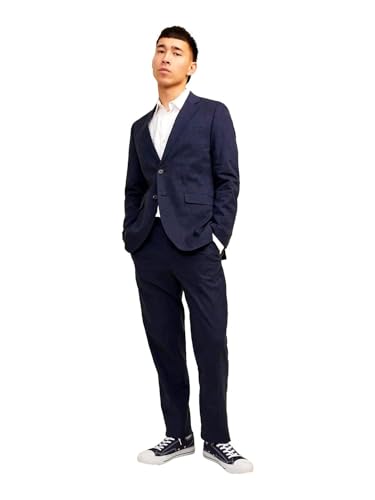 Jack & Jones Male Einreihiger Blazer und Hose JPRRIVIERA Slim Fit Anzug von JACK & JONES