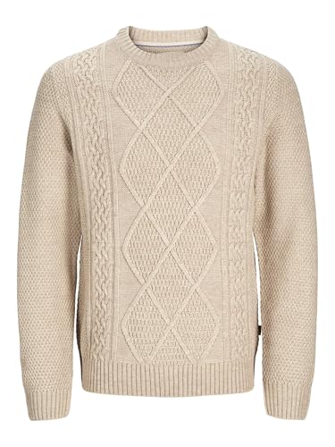 Jack & Jones Male Strickpullover Einfarbig Strickpullover von JACK & JONES