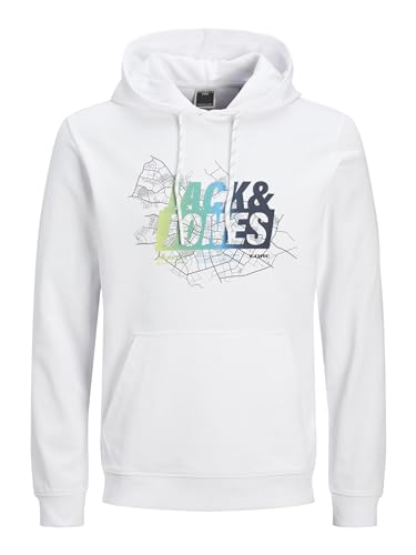 Jack & Jones Map Summer Logo Kapuzenpullover Herren - S von JACK & JONES