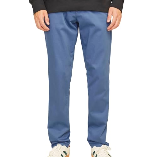 JACK & JONES Herren Jpstmarco Jjbowie Noos Chinohose, Blau,29W / 32L von JACK & JONES