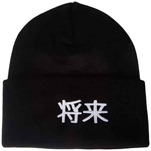 Jack & Jones Men's JACJAPAN Beanie Strickmütze, Black, ONE Size von JACK & JONES