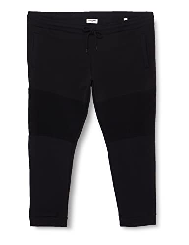 Jack & Jones Men's JPSTWILL JJSTAPLE Sweat Pants FB PS Sweatpants, Black, 44 von JACK & JONES