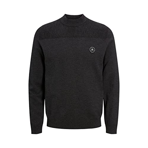 Jack & Jones Nade Pullover mit Stehkragen, Schwarz , Medium von JACK & JONES