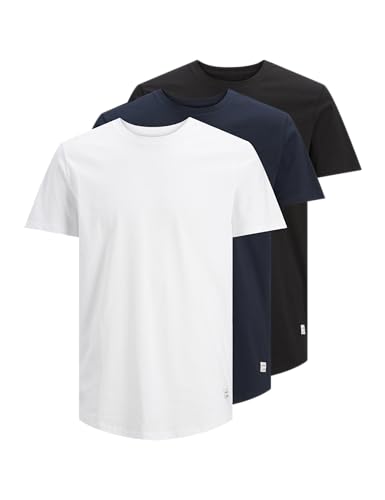 Jack & Jones Noa Crew T-Shirts Herren (3-pack) - M von JACK & JONES