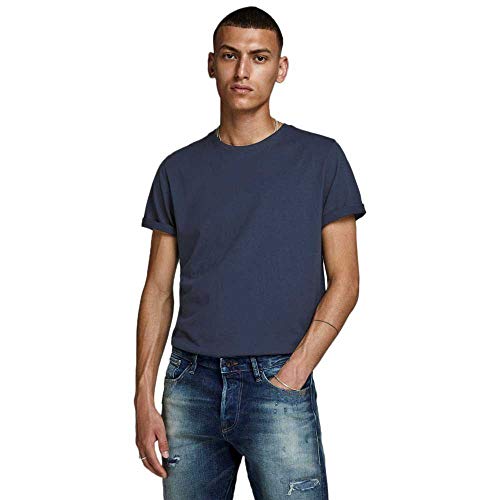 Jack & Jones Organic Basic SS Crew Shirt Herren - S von JACK & JONES