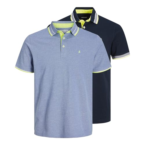 Jack & Jones Paulos Poloshirts SS Herren (2-pack) - M von JACK & JONES