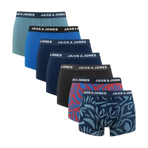 JACK & JONES Retro Trunks Boxershorts Herren (7-Pack) - L von JACK & JONES