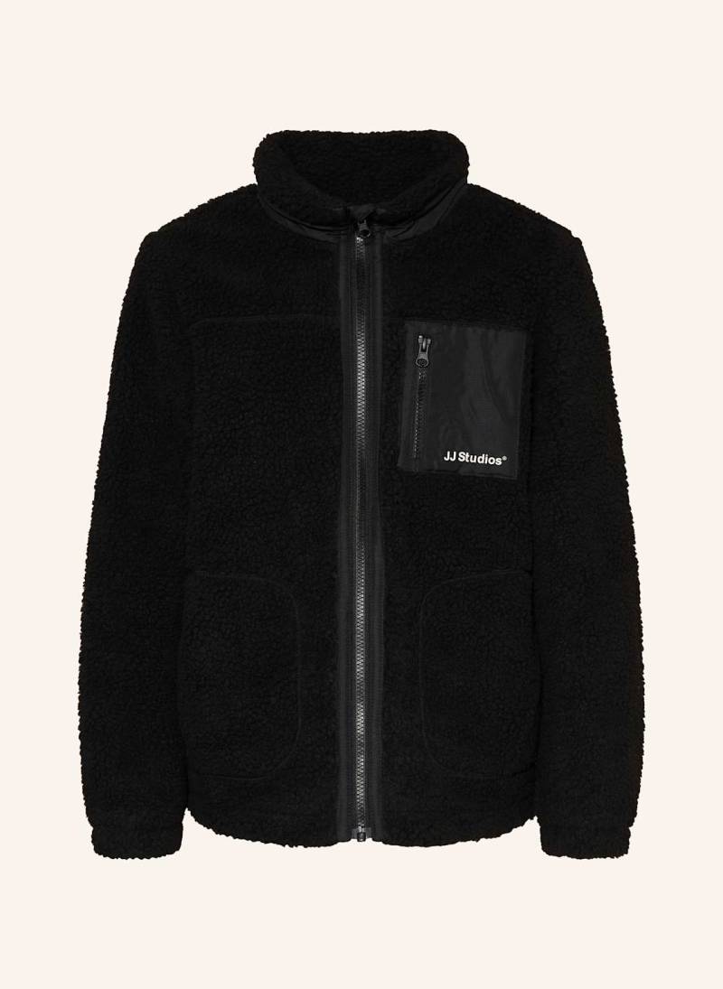 Jack&Jones Teddyfell-Jacke Jjesoho schwarz von JACK&JONES