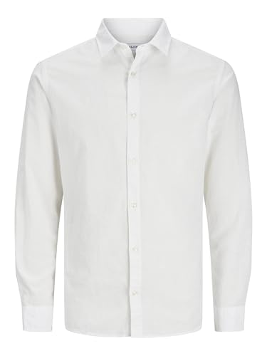 Jjebreeze Linen Blend Shirt Ls Sn Pls - Plus Size von JACK & JONES