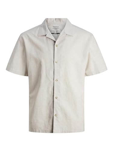 Jjesummer Resort Linen Shirt Ss Sn von JACK & JONES