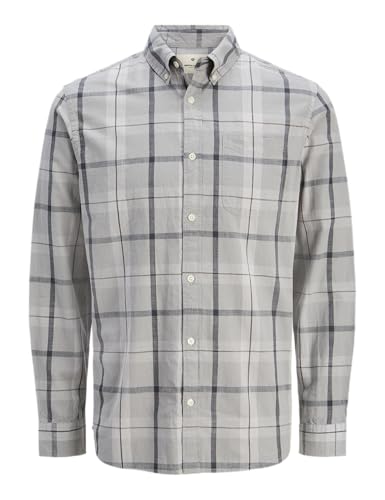 Jprblubrook Slub Check L/S Shirt von JACK & JONES