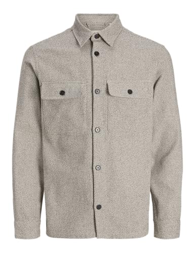 Jprrayle Melange Solid L/S Overshirt Sn von JACK & JONES