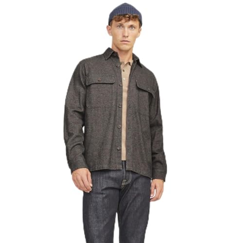 Jprraymond Melange Solid Overshirt Ls Sn von JACK & JONES