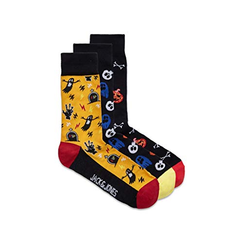 Socken Herren JACK JONES halloween sock giftbox 12179792 uni schwarz von JACK & JONES