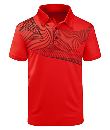 JACKETOWN Poloshirt Herren Kurzarm Polohemd Atmungsaktiv Schnell Trocknend Golf Polo Tshirt Sommer Sport Polo T Shirt von JACKETOWN