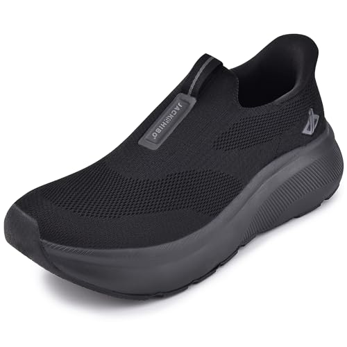 JACKSHIBO Hände frei Slip in Damen Schuhe Slip on Sneakers Memory Foam Walkingschuhe Mit Weite Zehenbox Nullabsatz Sohlen von JACKSHIBO