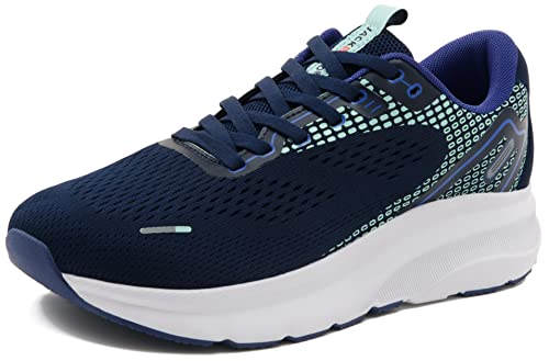 JACKSHIBO Sneaker Schuhe Herren Damen Laufschuhe Sportschuhe Breite Turnschuhe Fitnessschuhe Joggingschuhe Hallenschuhe Straßenlaufschuhe, Blau 36EU von JACKSHIBO