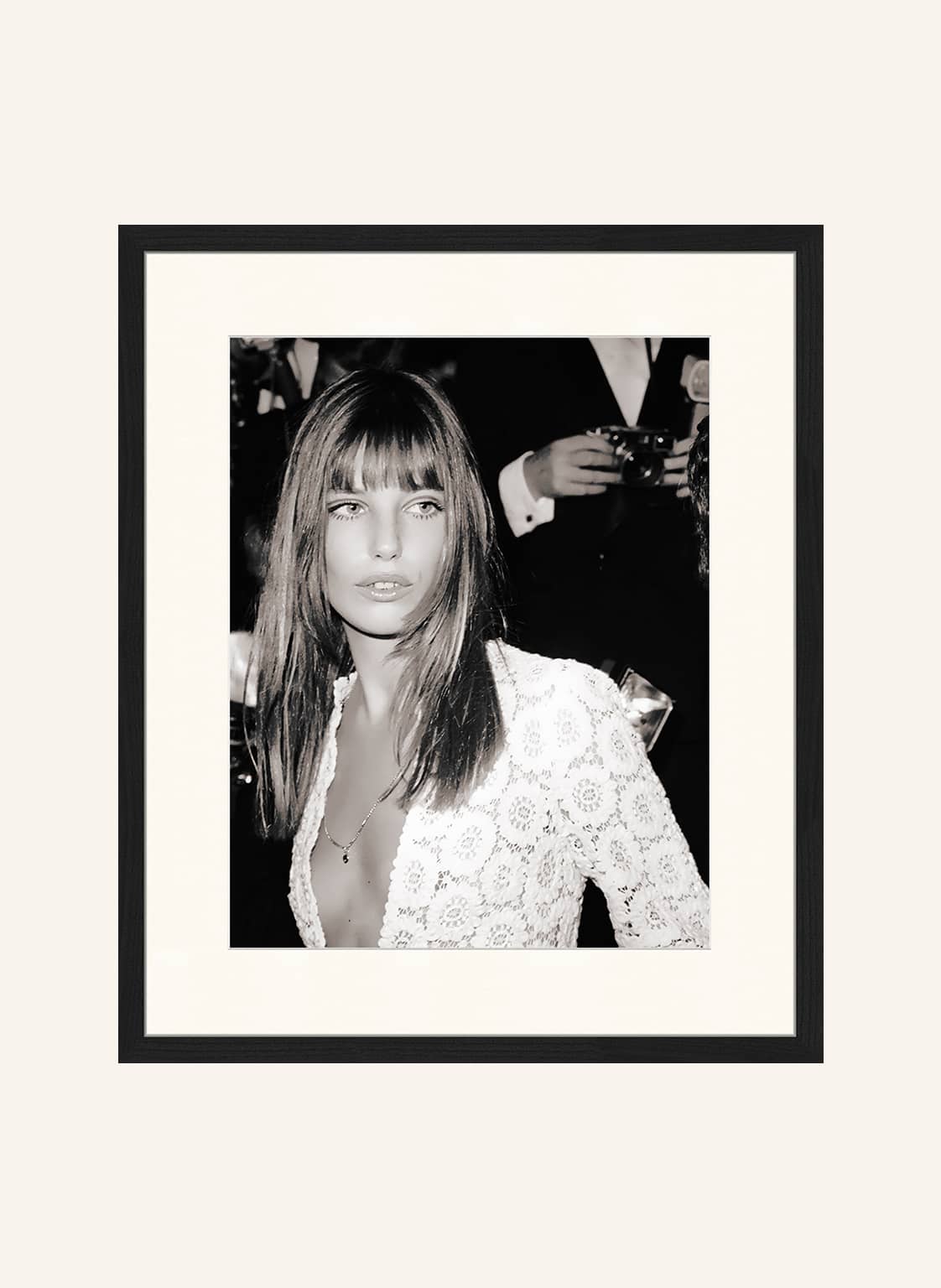 Jacob Baden Wandbild Jane Birkin Mit Rahmen schwarz Jacob Baden Wandbild Jane Birkin Mit Rahmen schwarz von JACOB BADEN