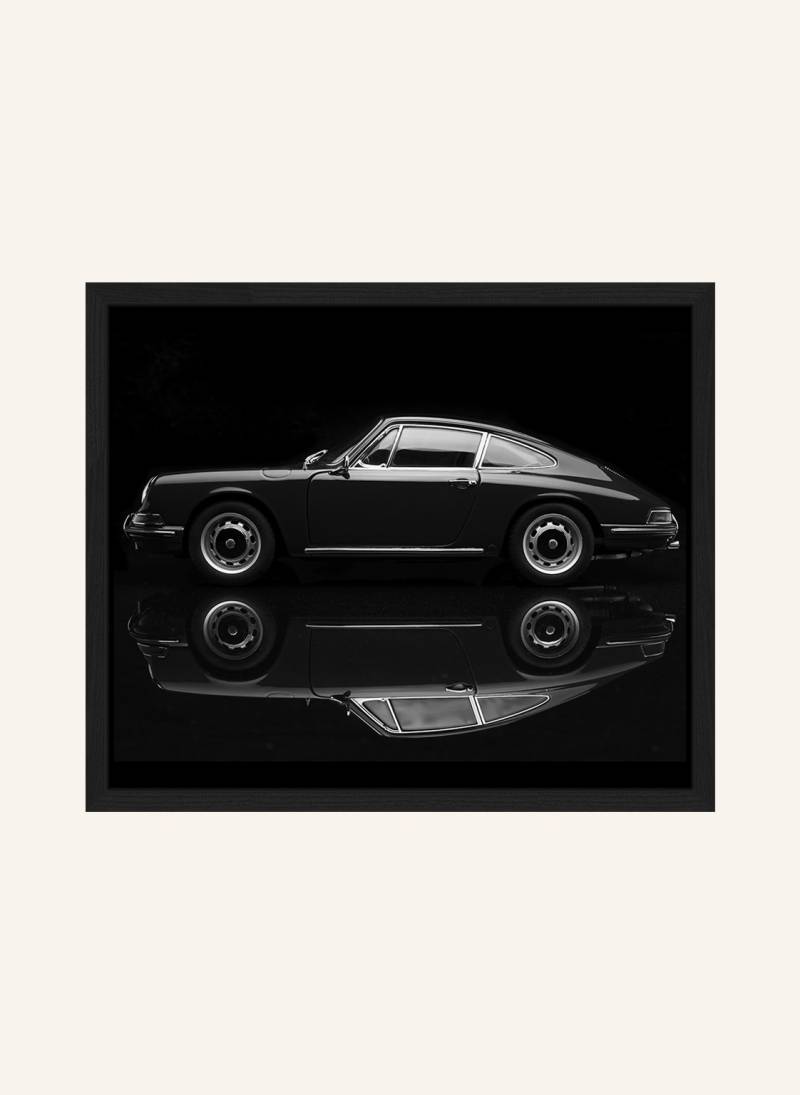 Jacob Baden Wandbild Porsche 911 Mit Rahmen schwarz von JACOB BADEN