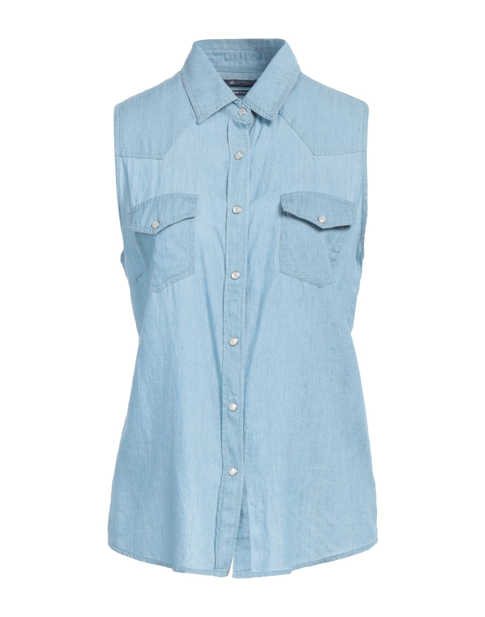 JACOB COHЁN Jeanshemd Damen Blau von JACOB COHЁN